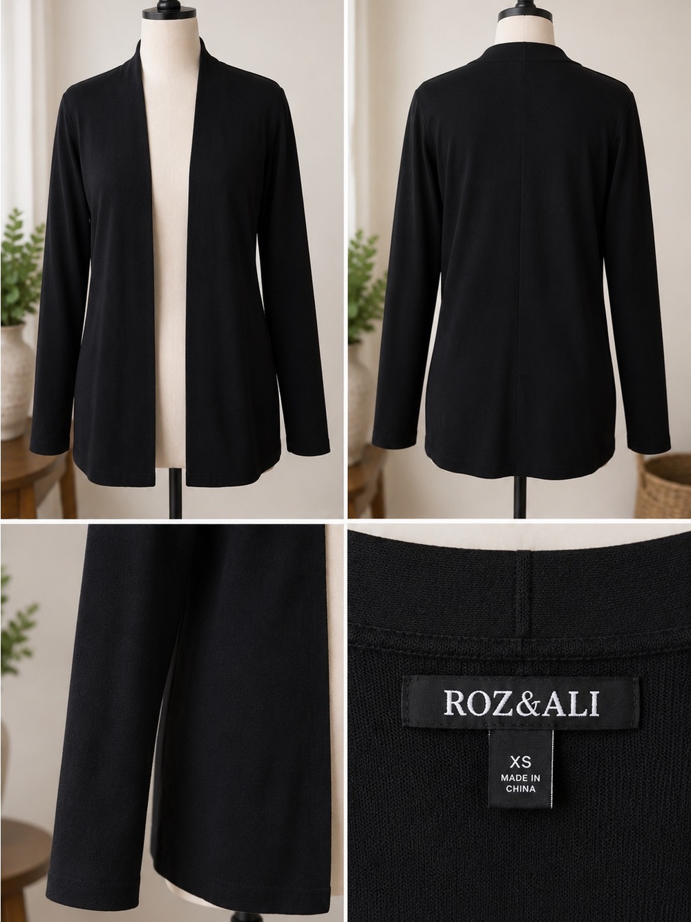 Roz & Ali Black Cardigan